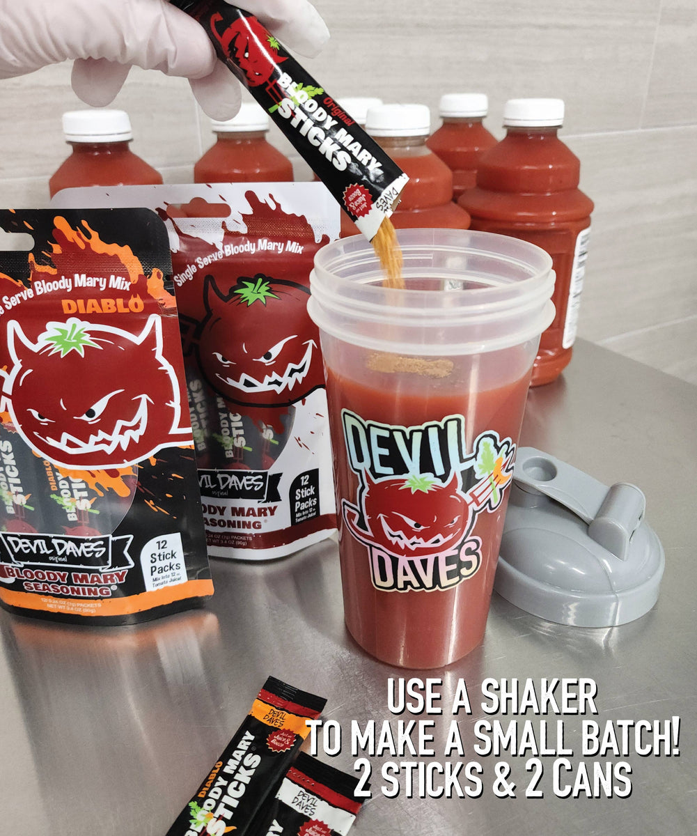 Bloody Mary Sport Bottle 36 oz - 2 Sticks Included