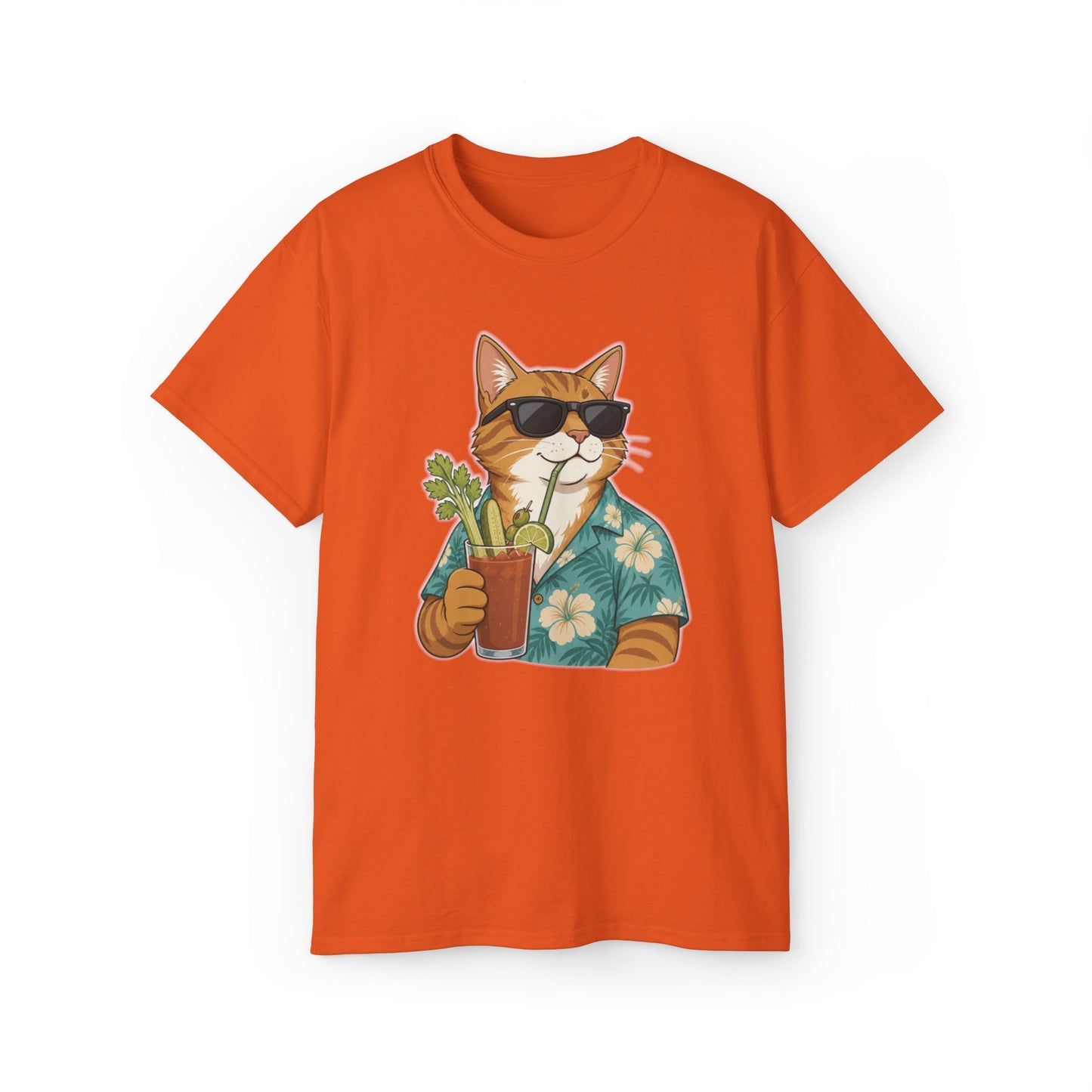Cat in Hawaiian Shirt - Bloody Mary | Short Sleeve