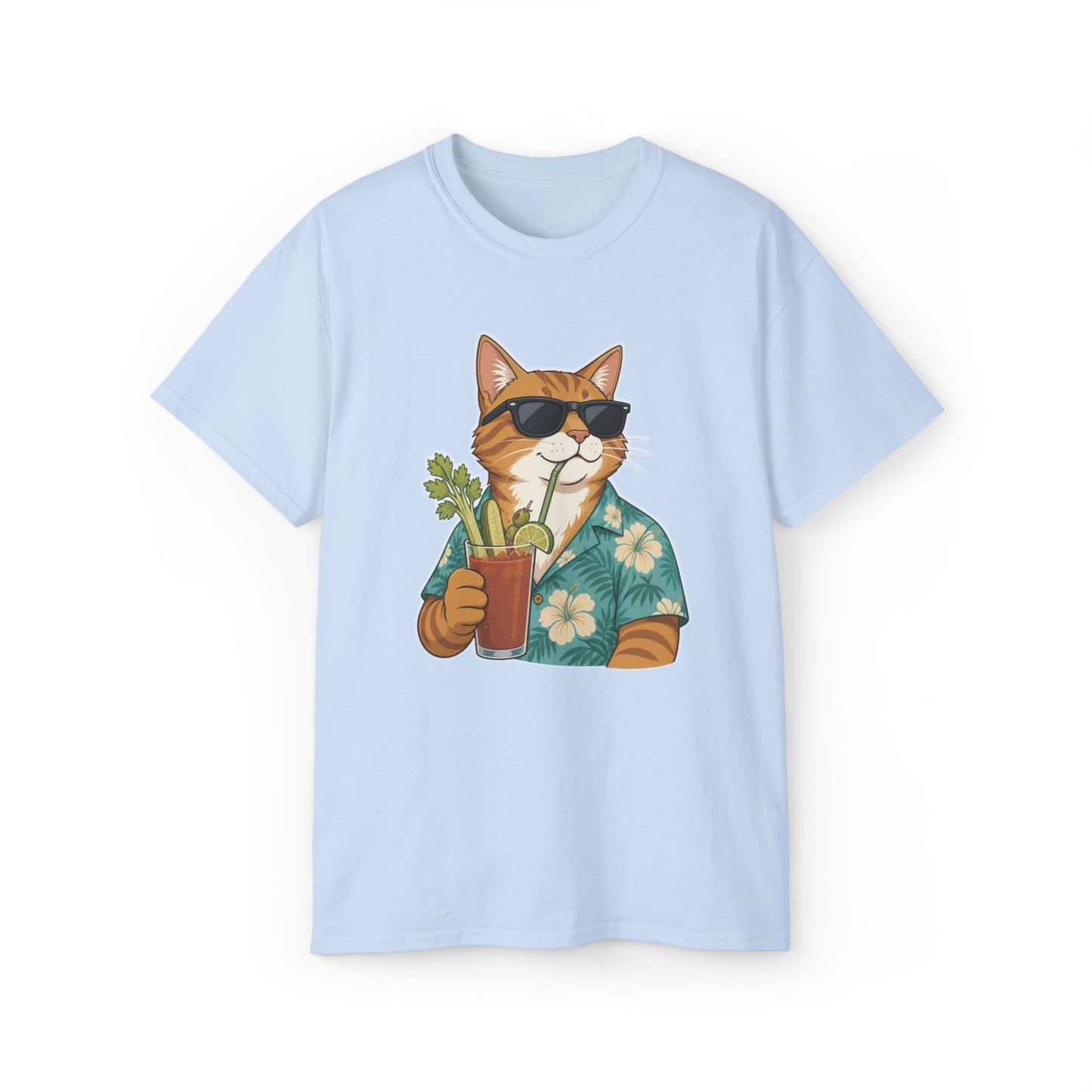 Cat in Hawaiian Shirt - Bloody Mary | Short Sleeve
