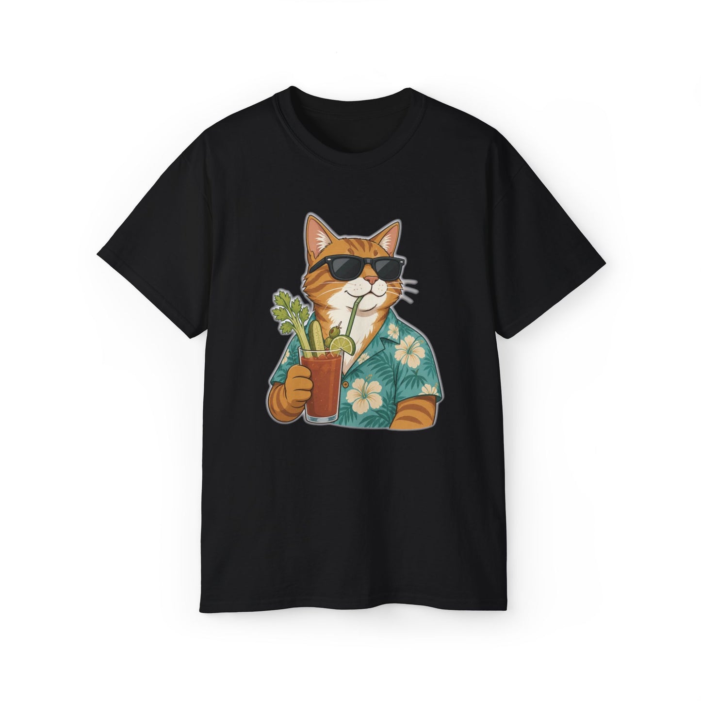 Cat in Hawaiian Shirt - Bloody Mary | Short Sleeve