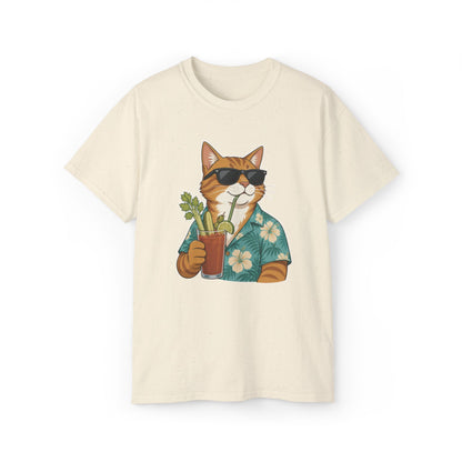 Cat in Hawaiian Shirt - Bloody Mary | Short Sleeve