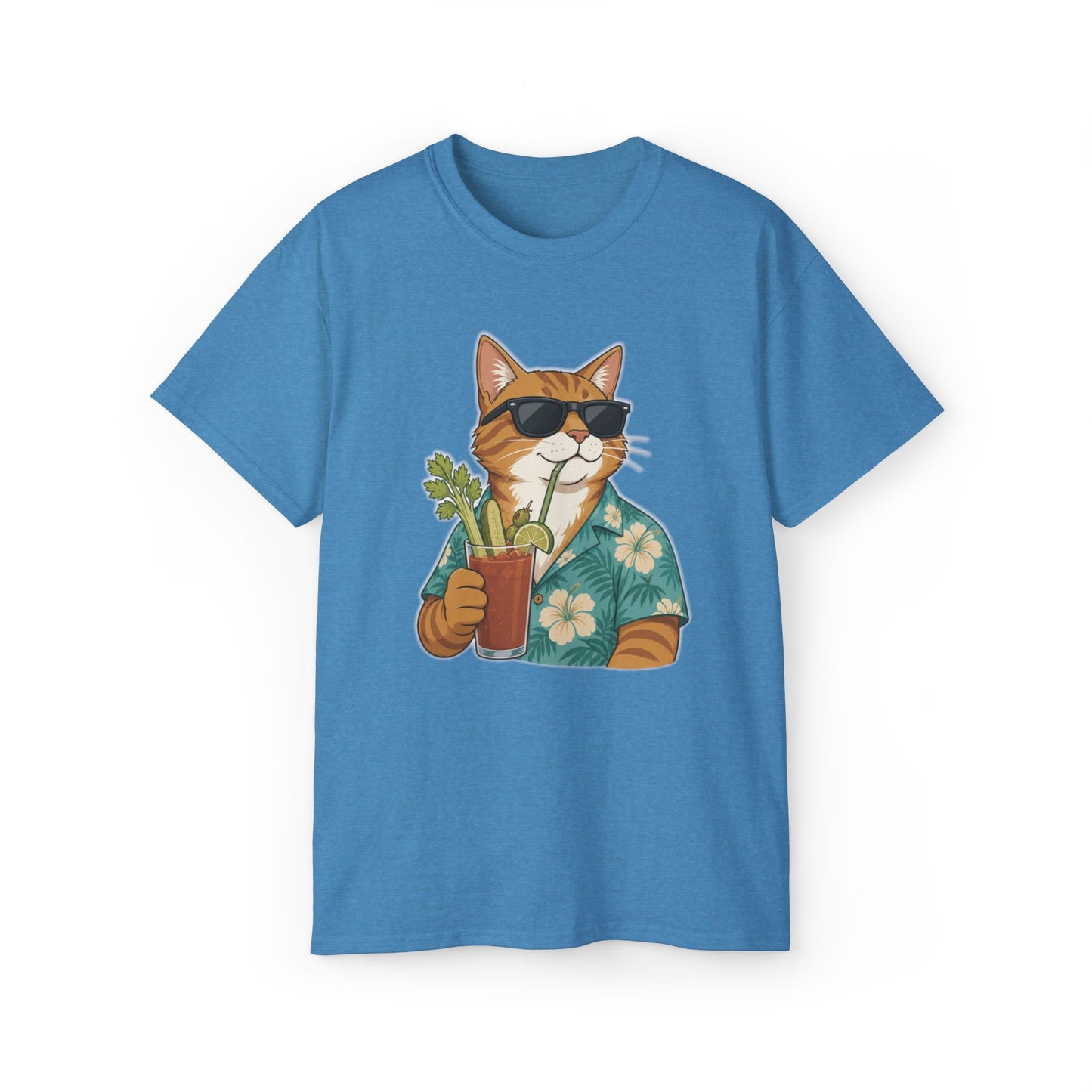 Cat in Hawaiian Shirt - Bloody Mary | Short Sleeve