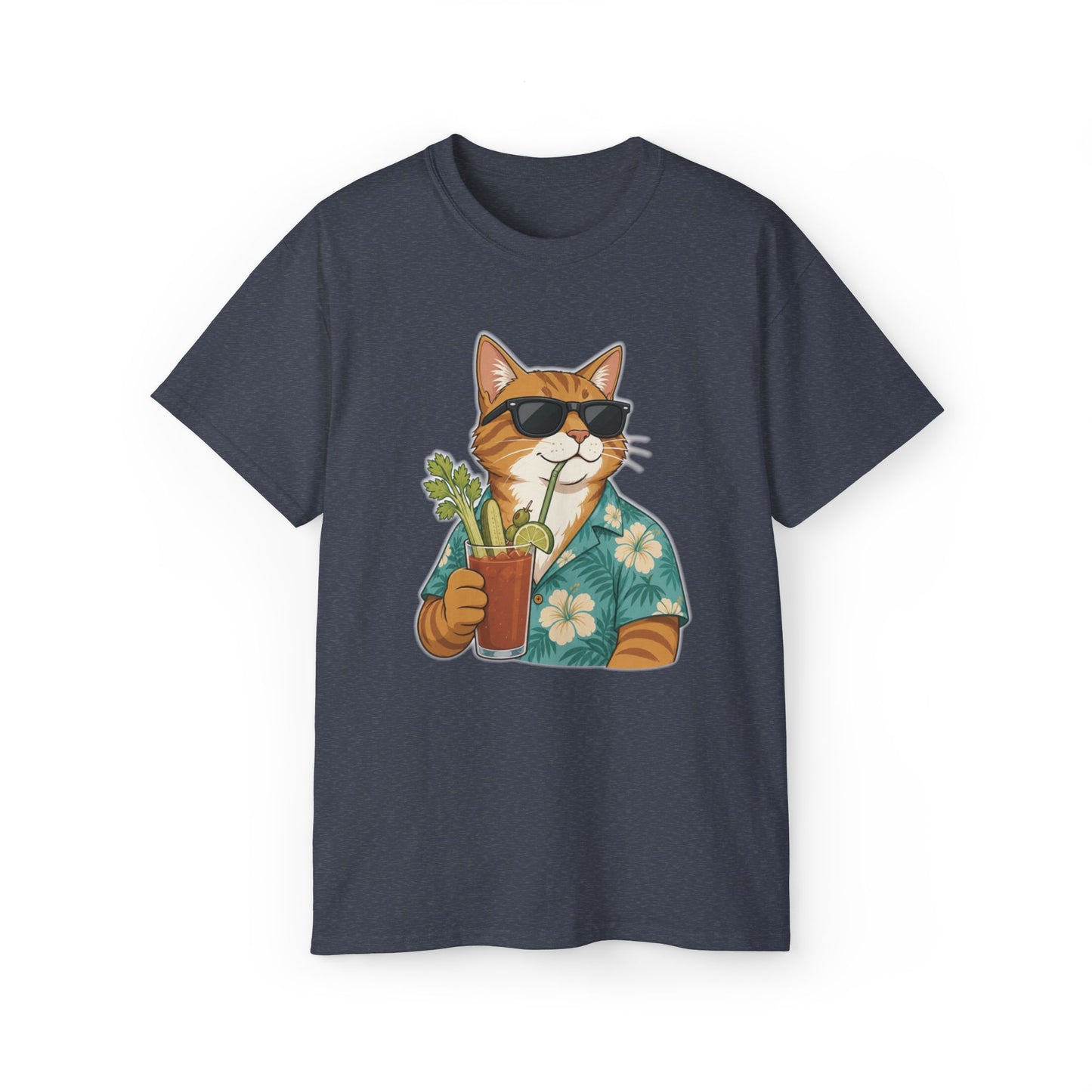 Cat in Hawaiian Shirt - Bloody Mary | Short Sleeve
