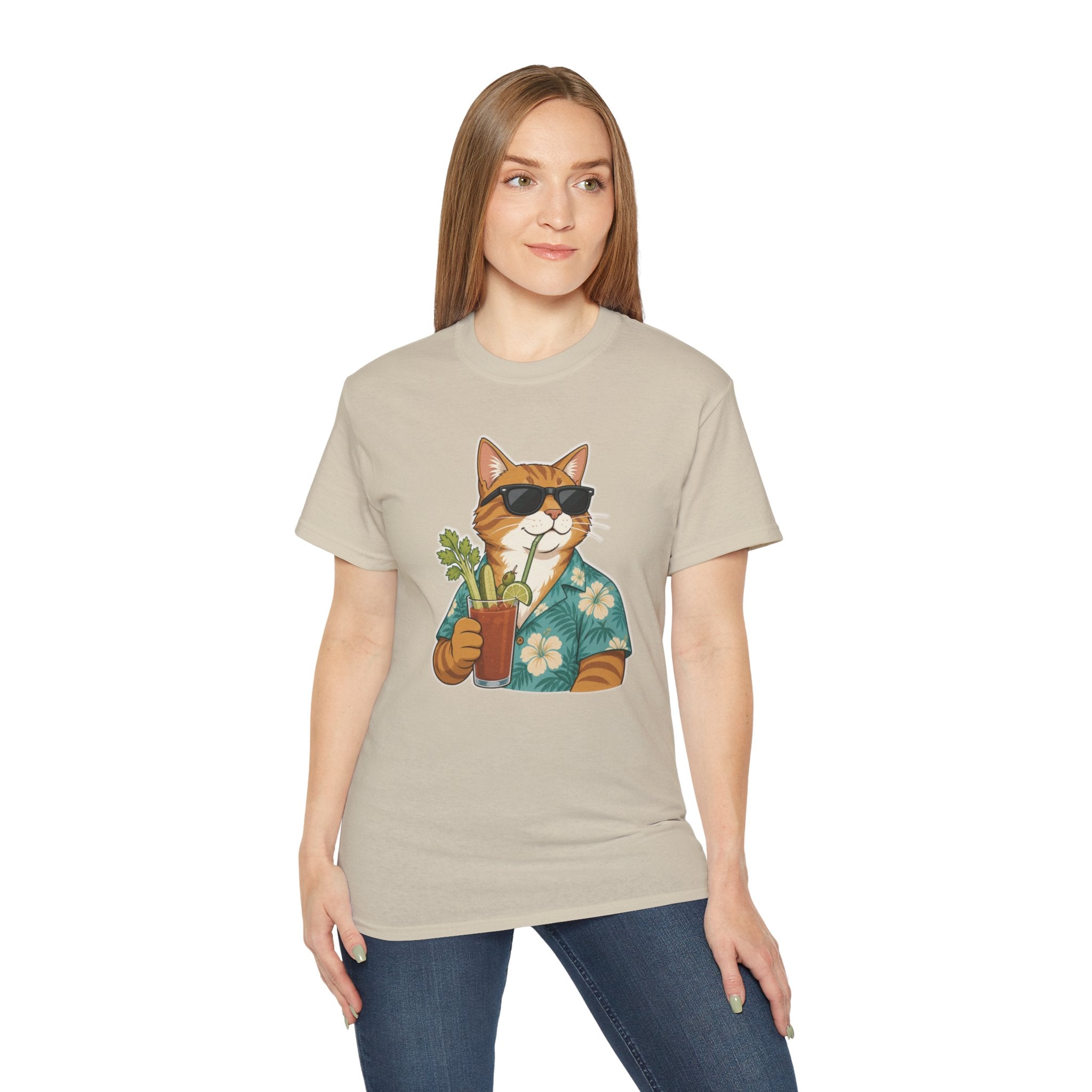 Cat in Hawaiian Shirt - Bloody Mary | Short Sleeve – Devil Daves