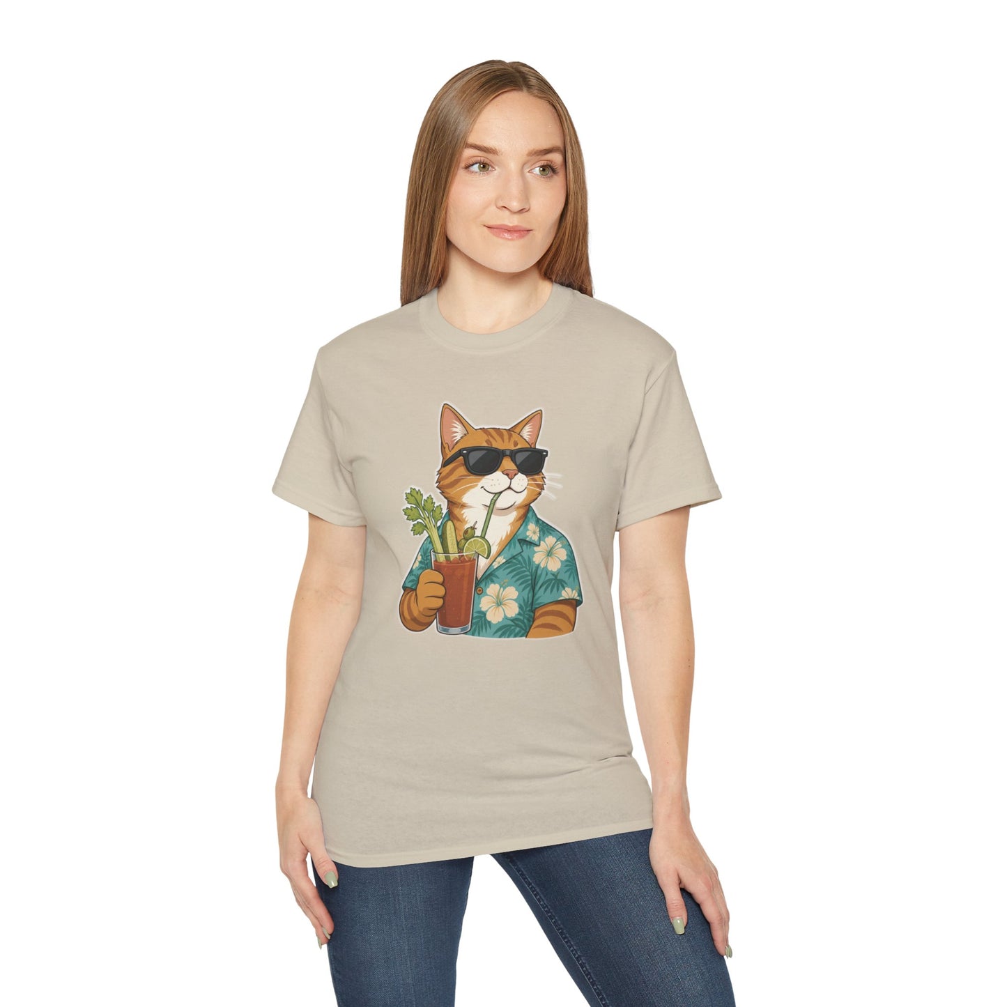 Cat in Hawaiian Shirt - Bloody Mary | Short Sleeve