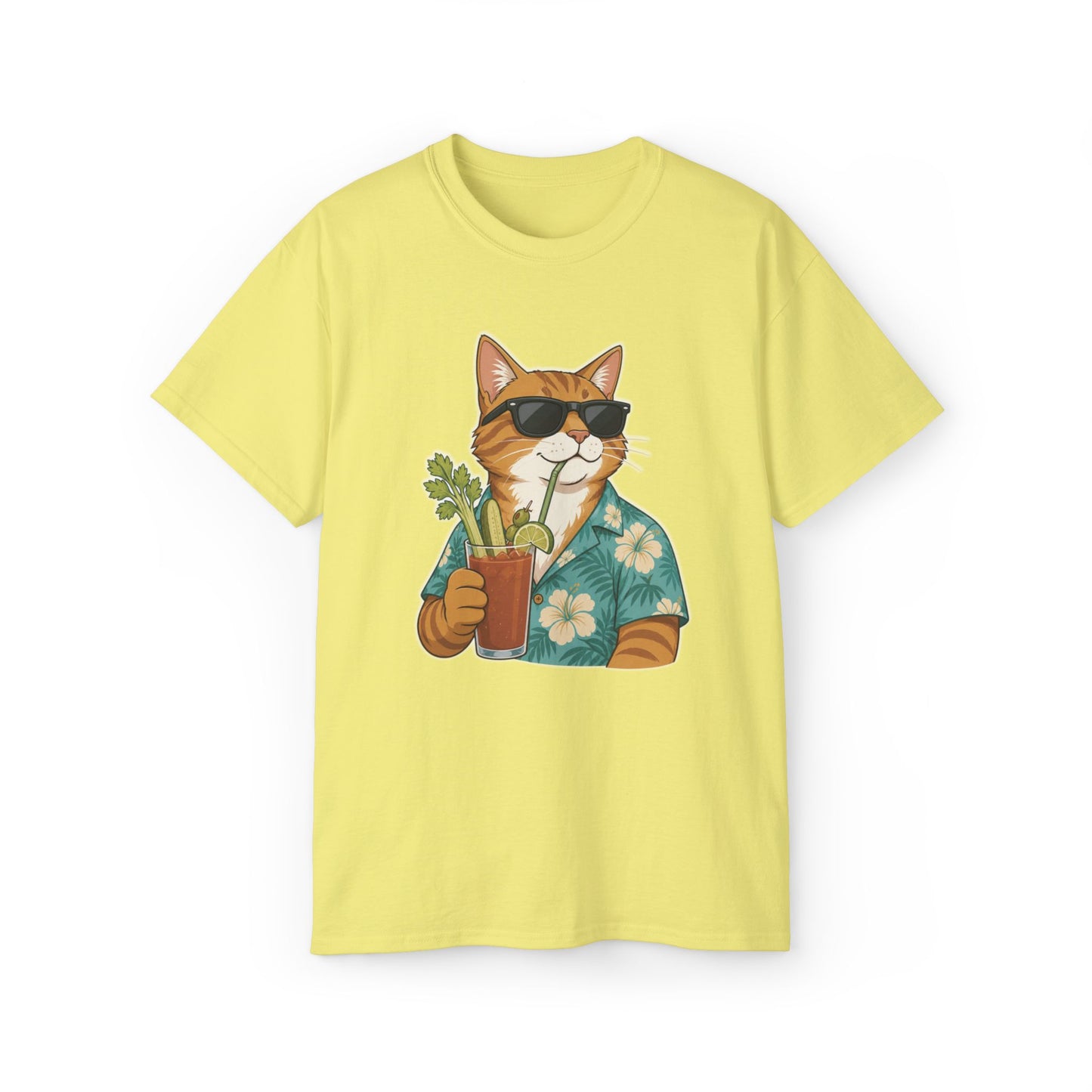 Cat in Hawaiian Shirt - Bloody Mary | Short Sleeve