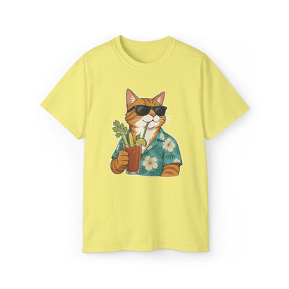 Cat in Hawaiian Shirt - Bloody Mary | Short Sleeve