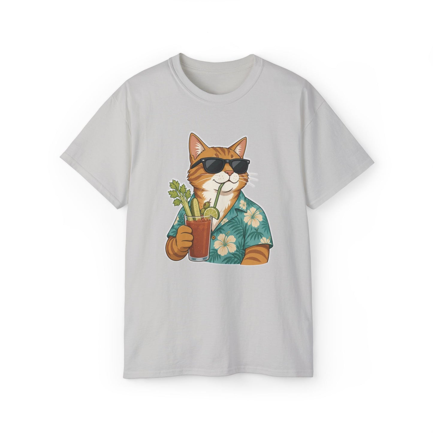 Cat in Hawaiian Shirt - Bloody Mary | Short Sleeve