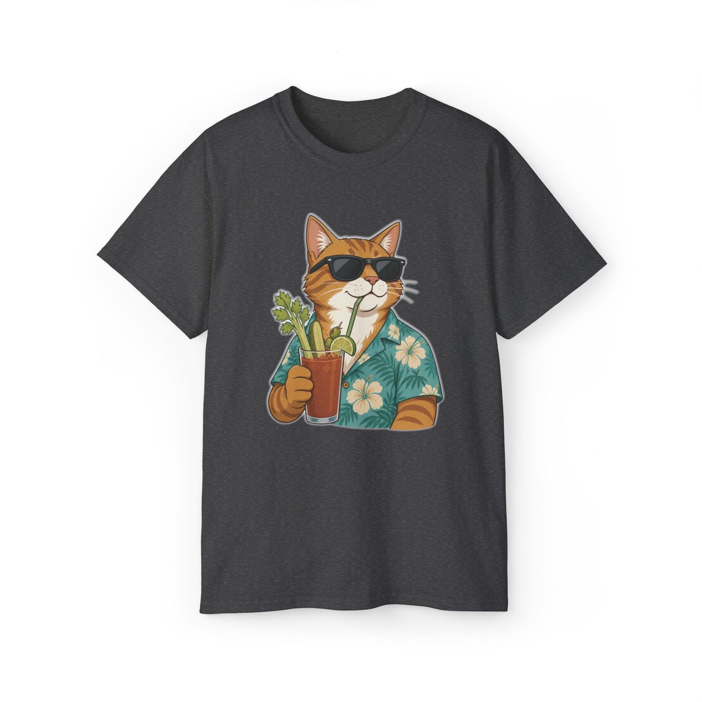 Cat in Hawaiian Shirt - Bloody Mary | Short Sleeve