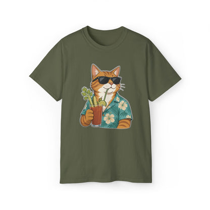 Cat in Hawaiian Shirt - Bloody Mary | Short Sleeve