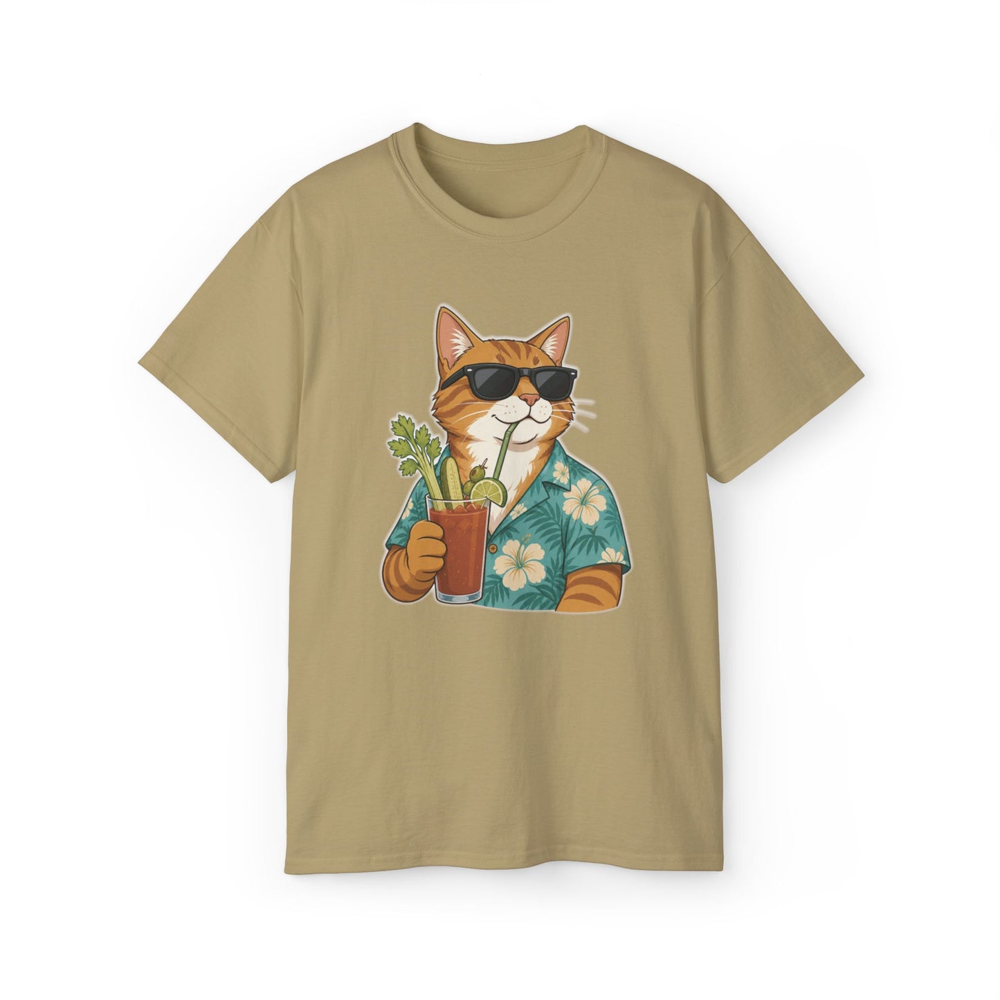 Cat in Hawaiian Shirt - Bloody Mary | Short Sleeve