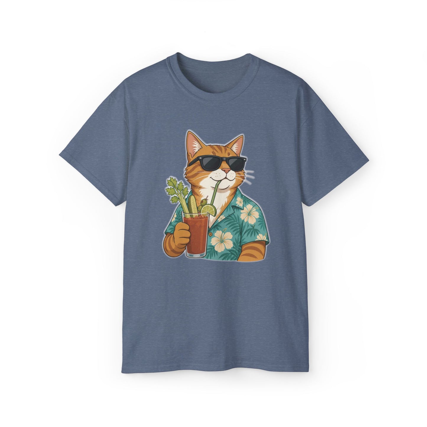 Cat in Hawaiian Shirt - Bloody Mary | Short Sleeve