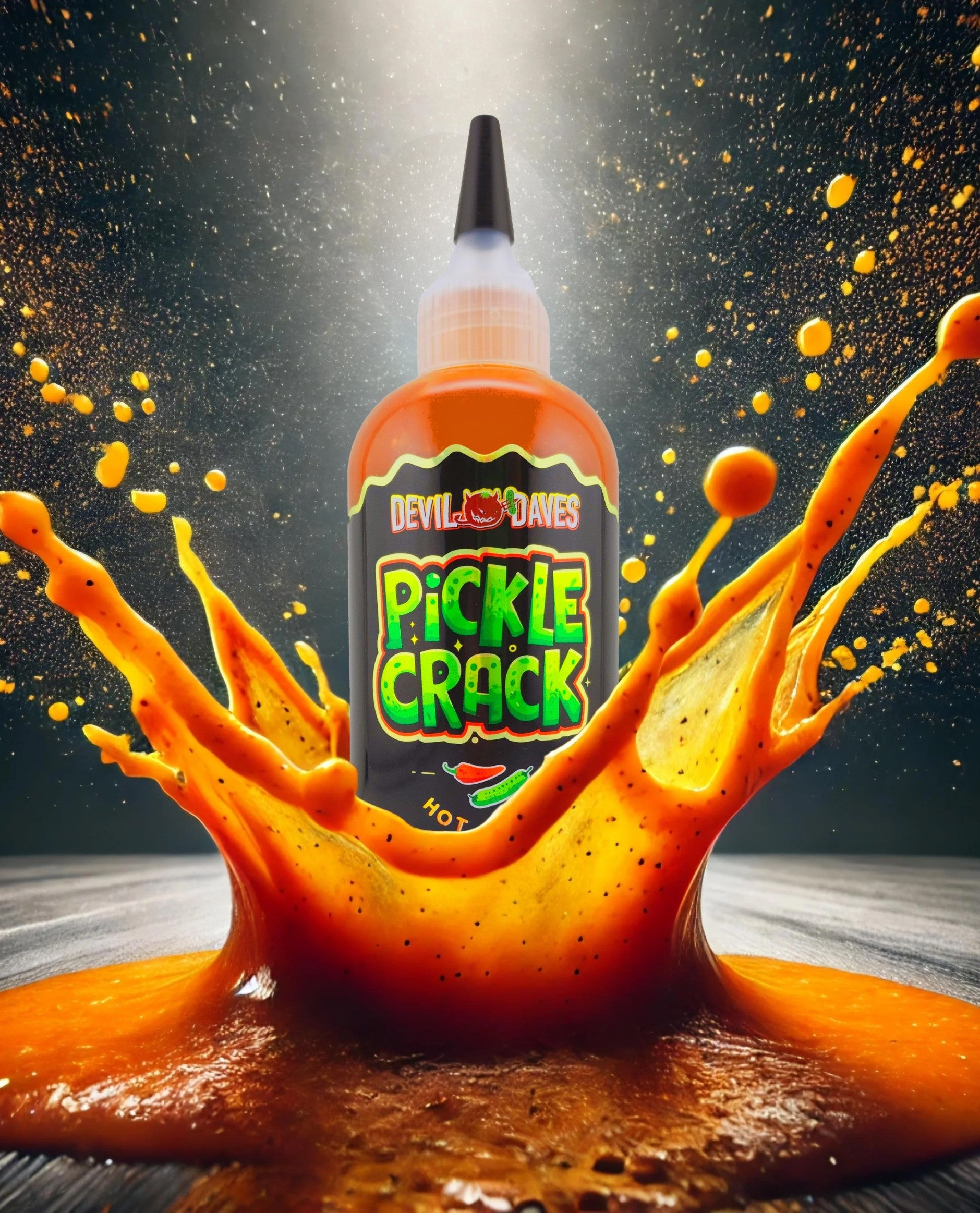 Dill pickle hot sauce by devil daves