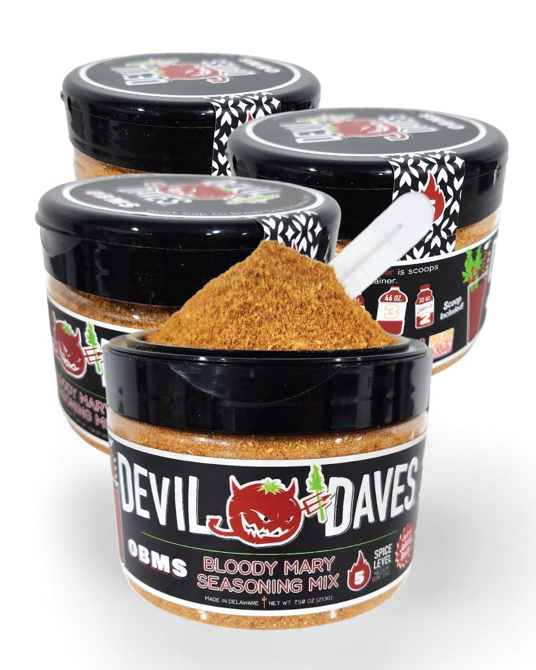 devil daves 4 pack seasoning tubs