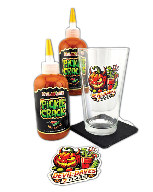 devil daves pickle crack deal with pint glass