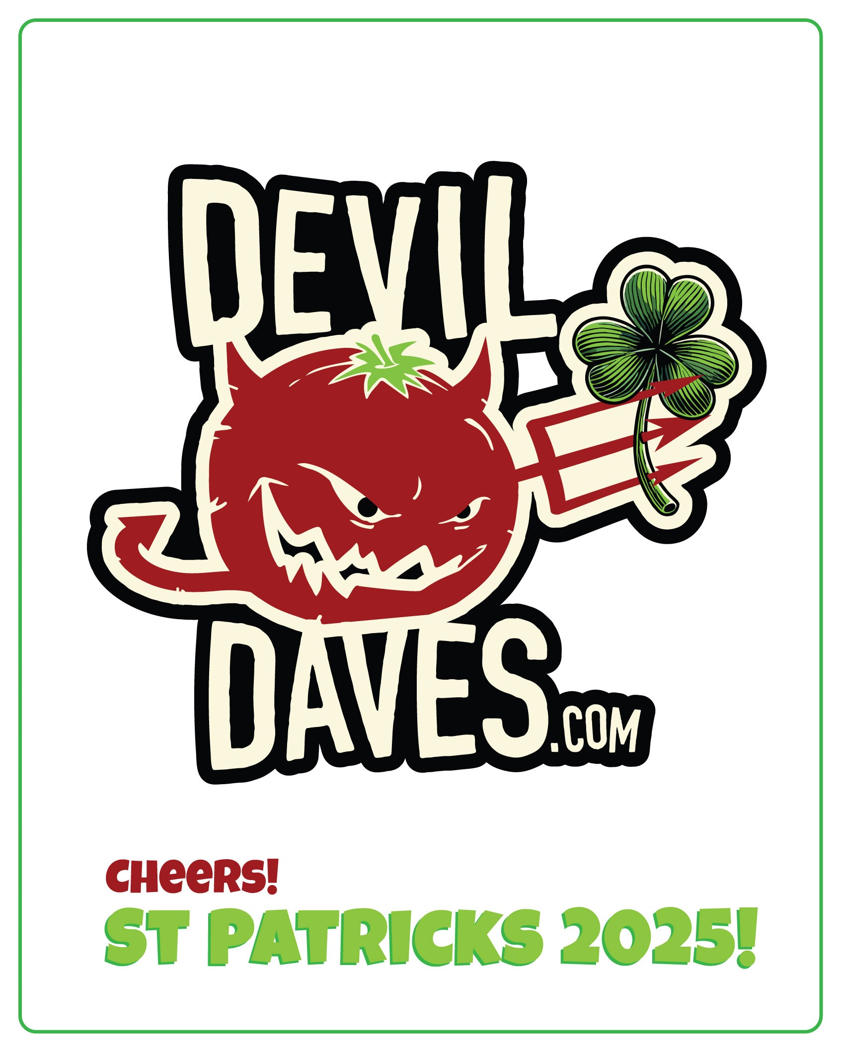 devil daves st patricks irish logo