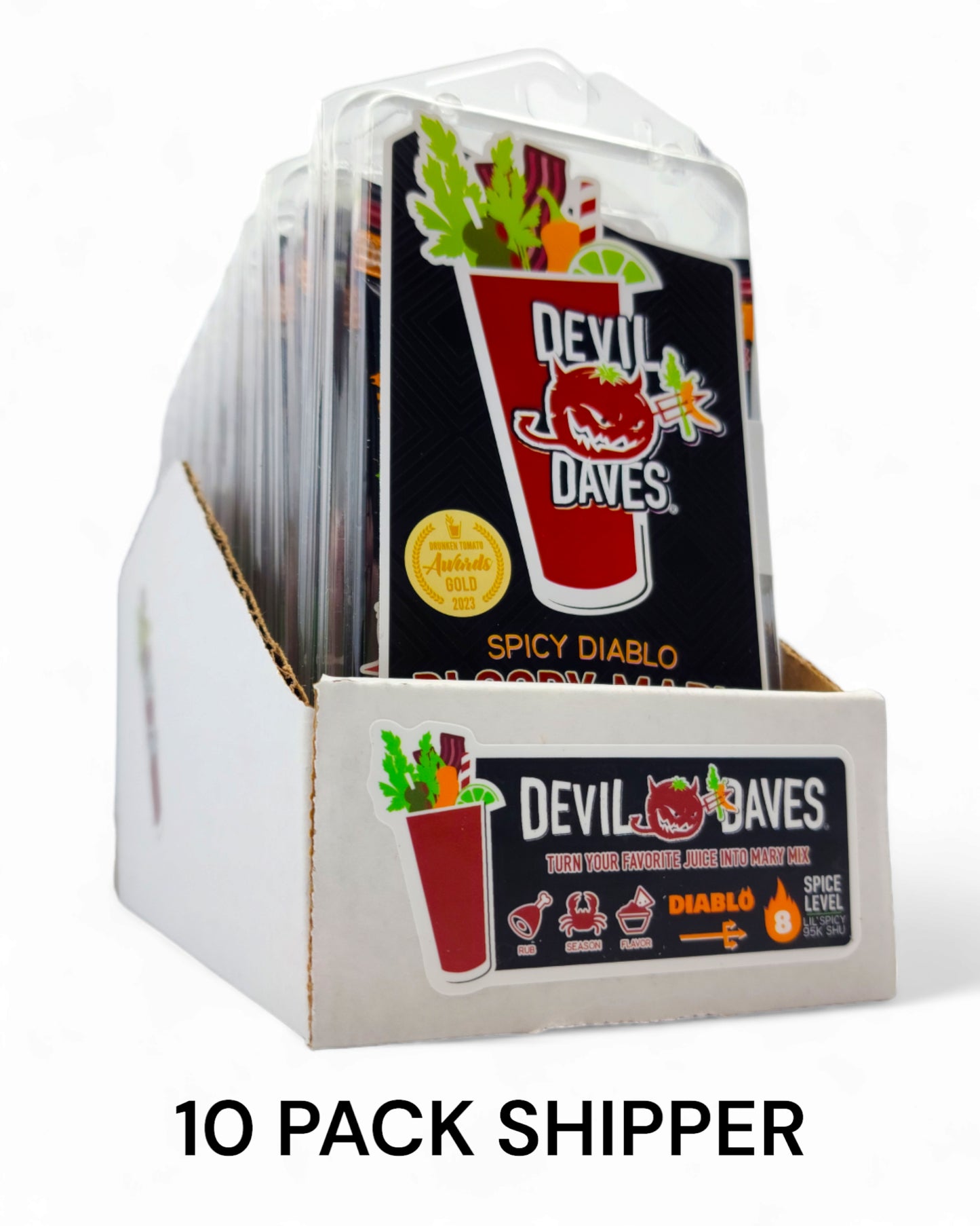 Bloody Mary Seasoning Sticks - DIABLO | 10 PCS WS