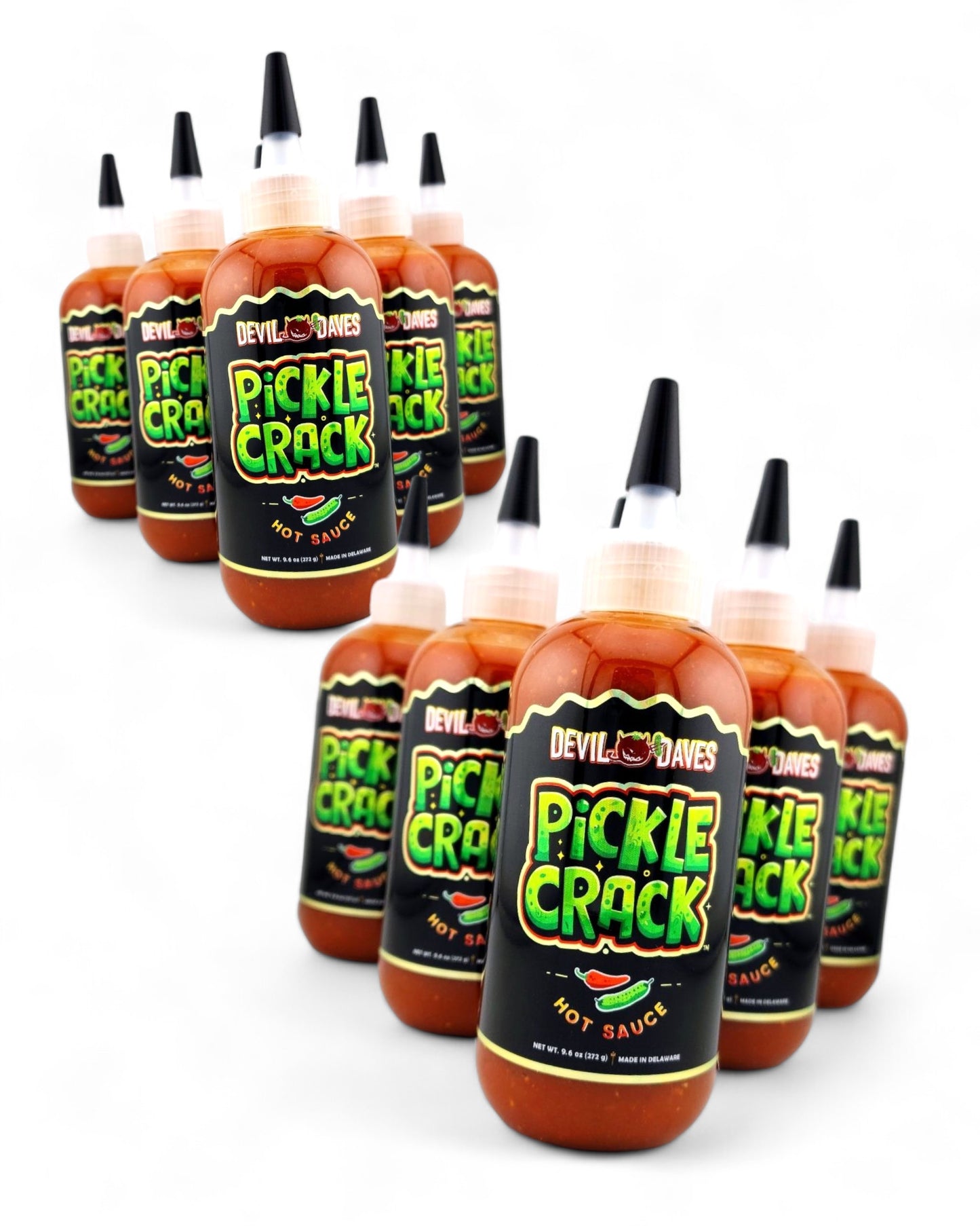 Pickle Crack Hot Sauce - 10 OZ | 9 PCS WS