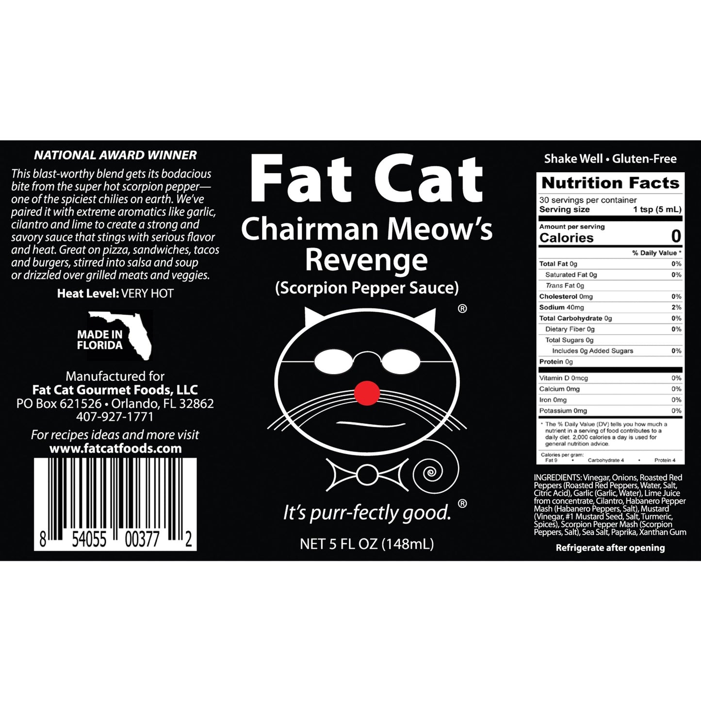 Fat Cat Chairman Meows Revenge | 5 OZ
