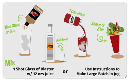 how to mix liquid bloody mary seasoning