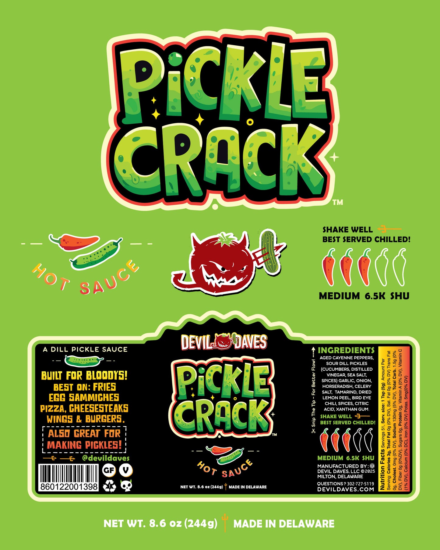 pickle crack label