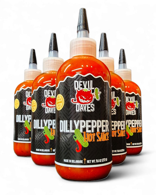 Dilly Pepper Pickle Brine Hot Sauce - 10 OZ | 6 PCS