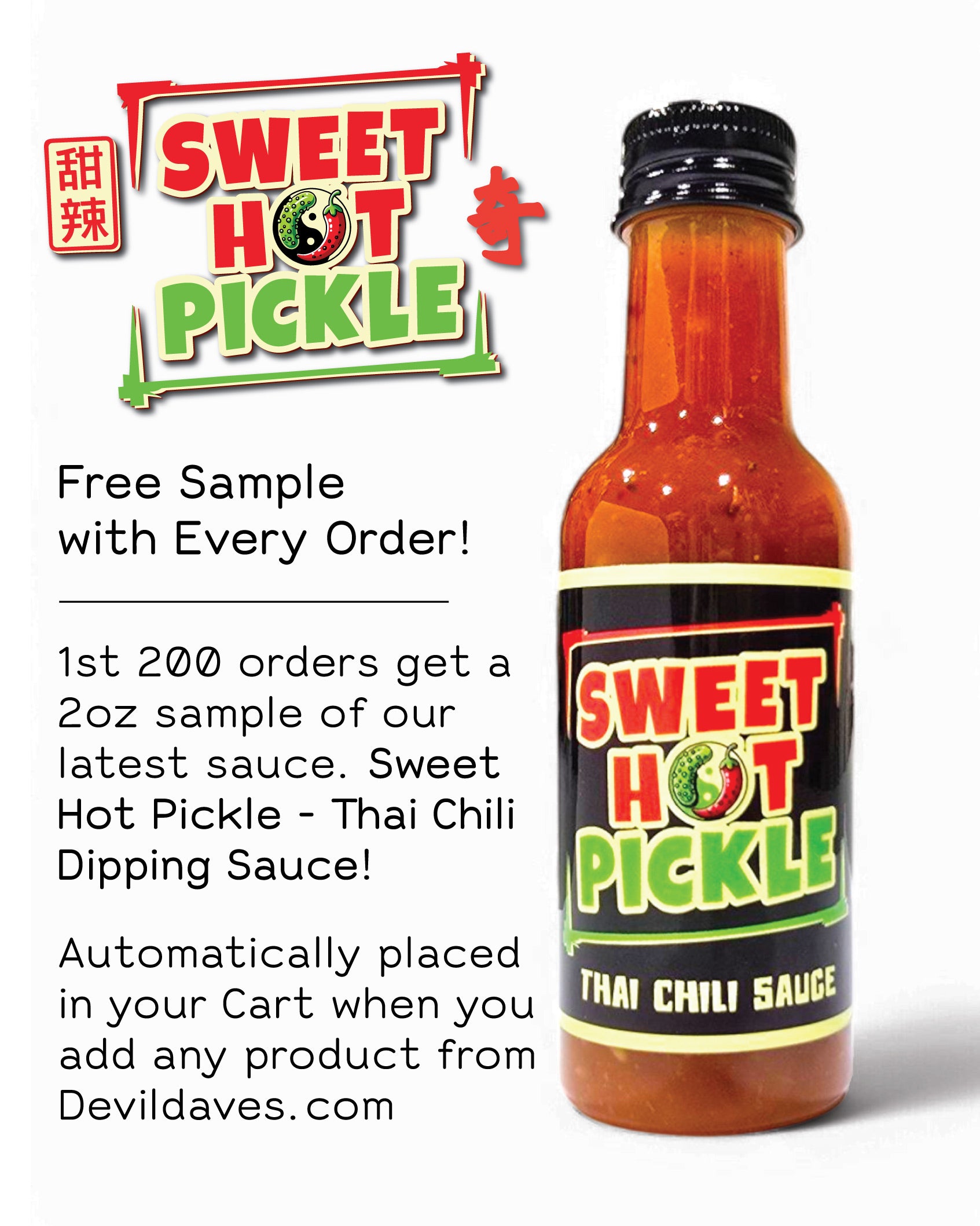 Sweet pickle hot sauce Thai chili
