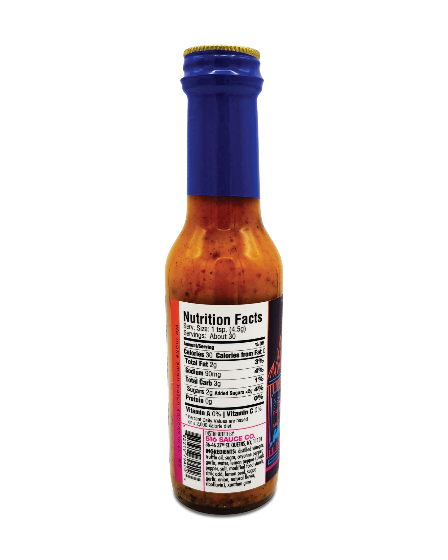 516 truffle hot sauce nutrition facts