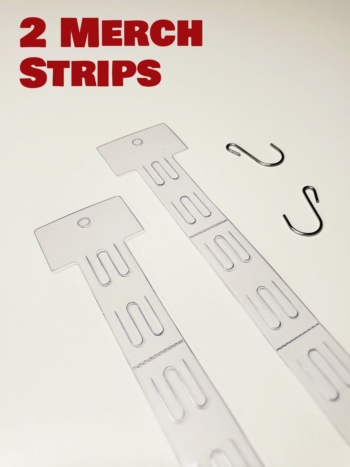 Merchandising Strips for shelves retail clip