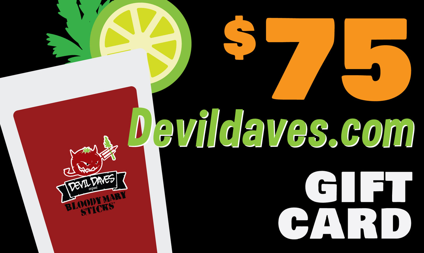 Devil Daves Gift Card & Envelope | Devildaves.com