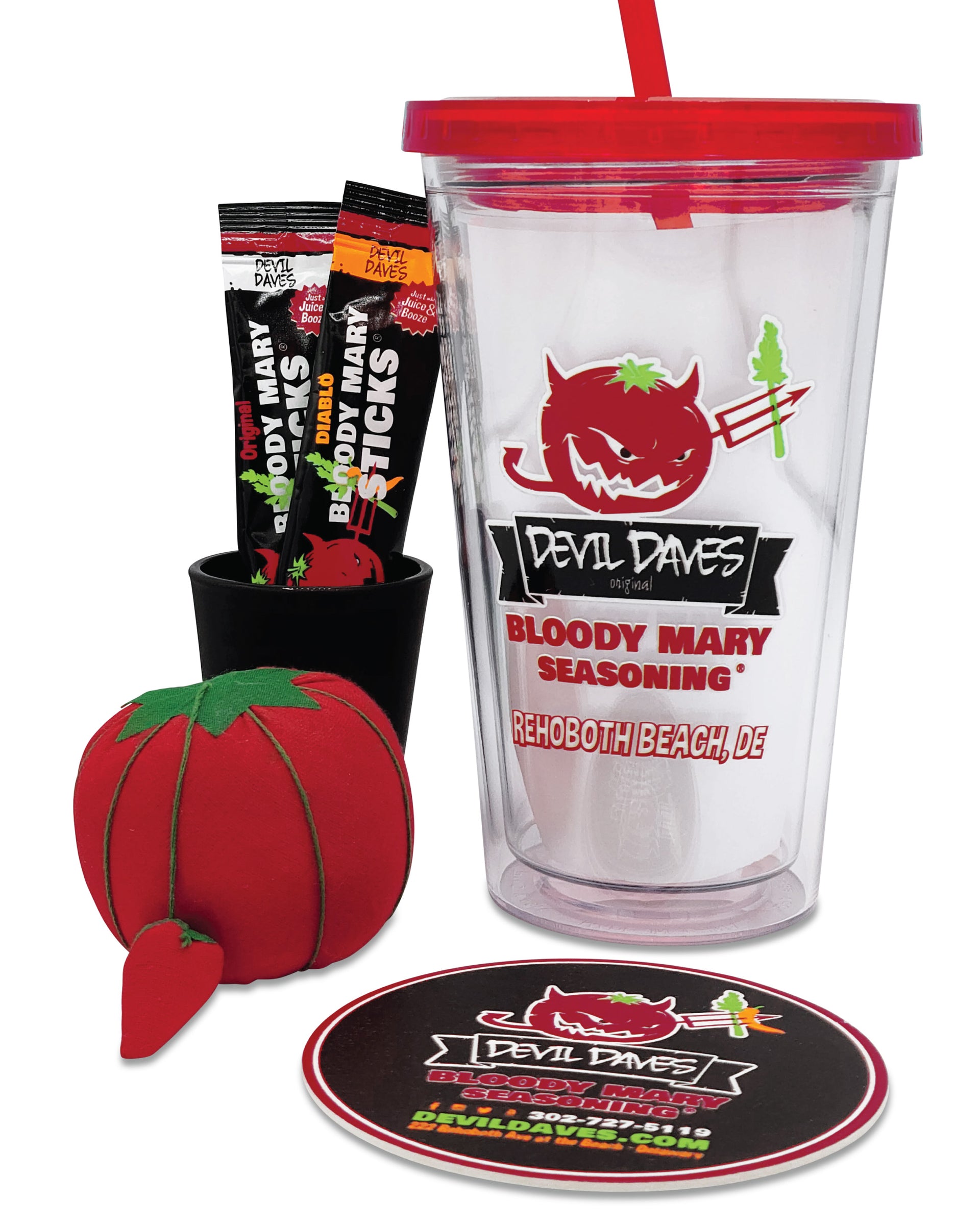 Bloody Mary Tumbler 16oz | 2 Sticks Included