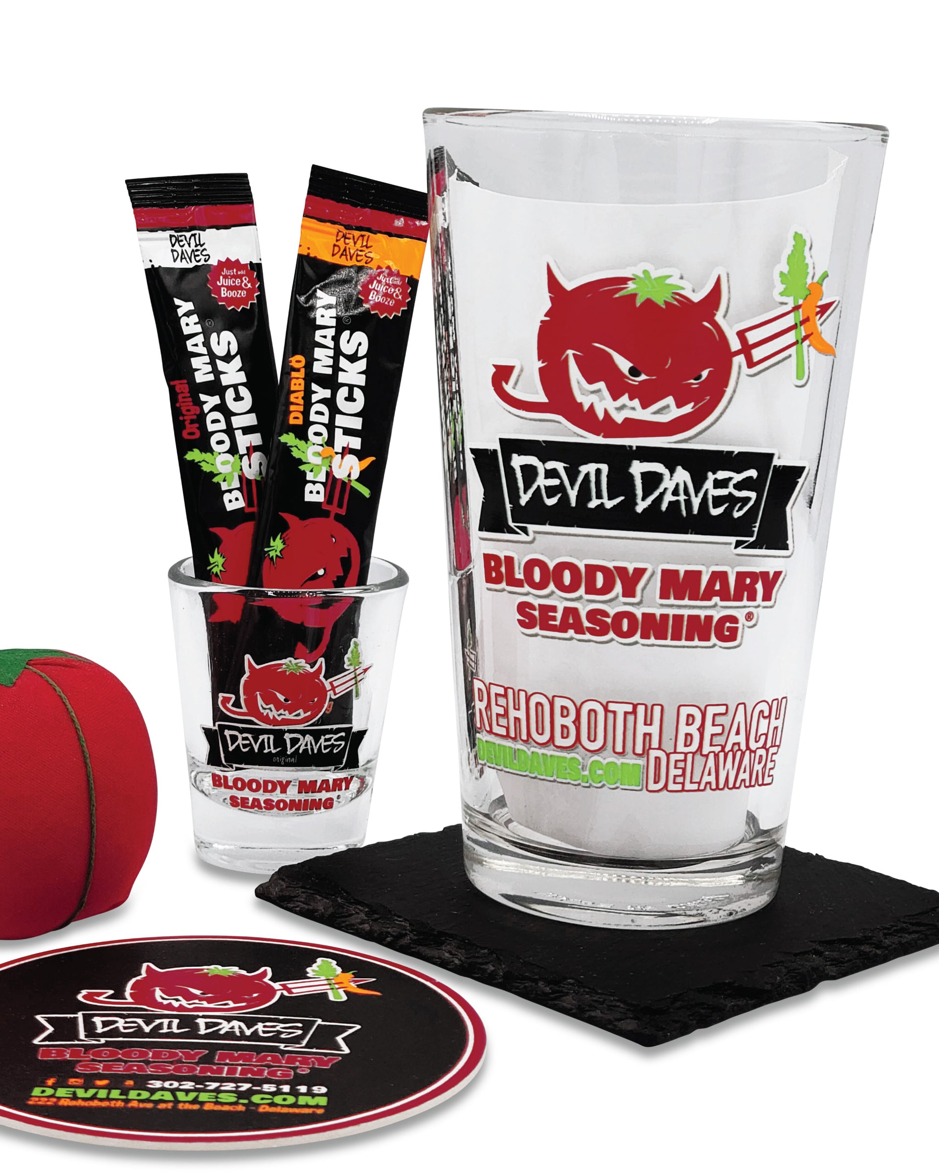 Rehoboth Pint & Shot Glass Set | 2 Sticks Included