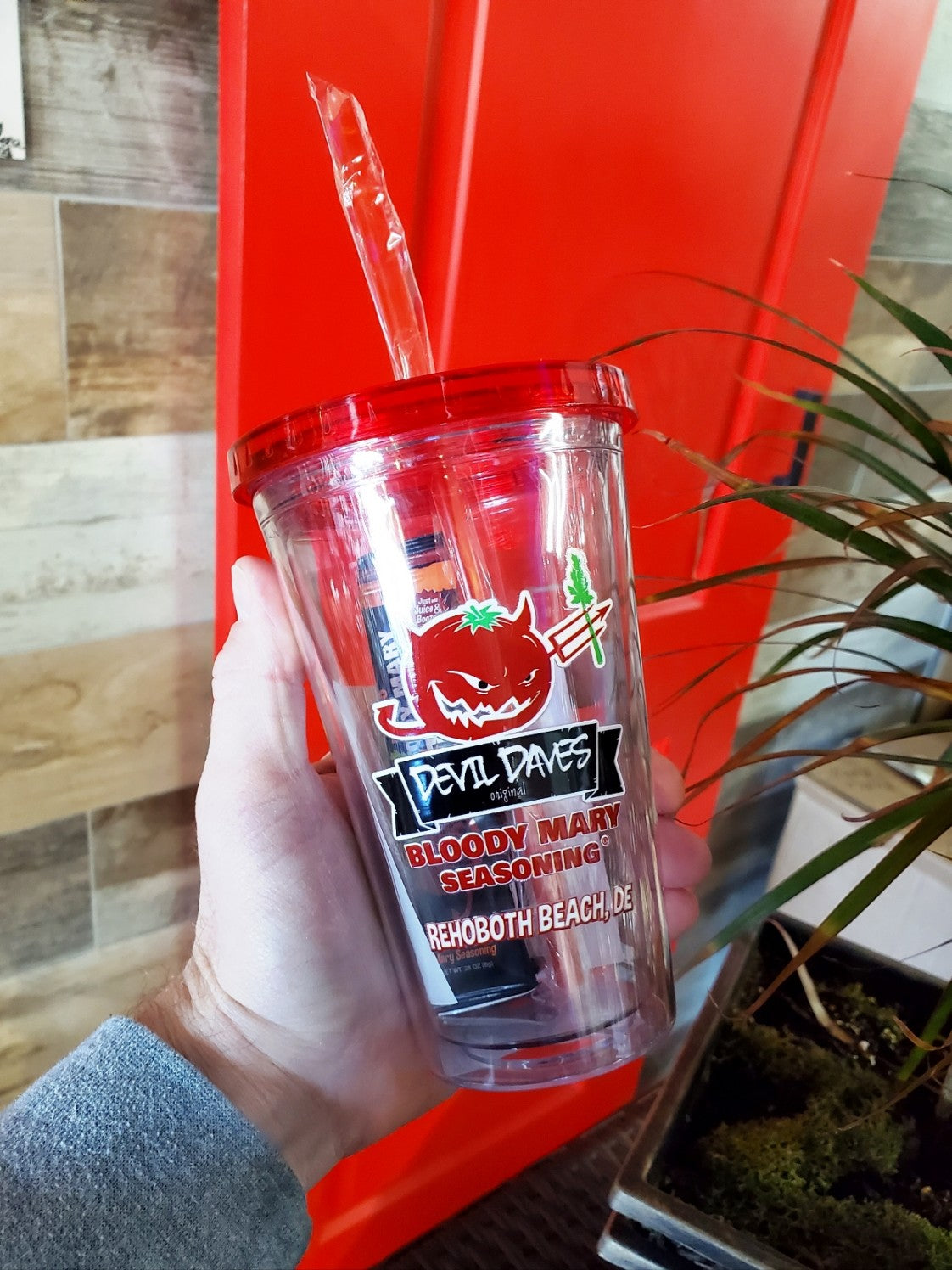 Bloody Mary Tumbler 16oz - 2 Sticks Included