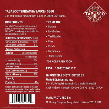 Tabasco Sriracha | 20 OZ